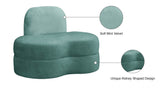 Mitzy Velvet Chair - Elegant Kidney-Shaped Design for Contemporary Spaces, Perfect for Relaxation