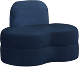 Mitzy Velvet Chair - Elegant Kidney-Shaped Design for Contemporary Spaces, Perfect for Relaxation