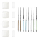 Mother of Pearl Chopsticks & Ceramic Bowls Set (4 Pairs)