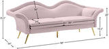 Lips Velvet Sofa - Stunning Contemporary Design with Elegant Gold Legs for Luxurious Living Room Style