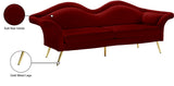 Lips Velvet Sofa - Stunning Contemporary Design with Elegant Gold Legs for Luxurious Living Room Style