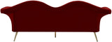 Lips Velvet Sofa - Stunning Contemporary Design with Elegant Gold Legs for Luxurious Living Room Style