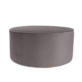Universal 36" Round Ottoman Cover Qivuit Gray