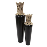 Black Zetian Vase- Short