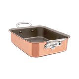 Mauviel M'MINIS Copper Roasting Pan With Stainless Steel Handles, 7.1 x 5.5-In