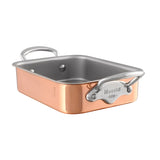 Mauviel M'MINIS Copper Roasting Pan With Stainless Steel Handles, 7.1 x 5.5-In