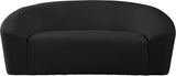 Riley Contemporary Loveseat in Soft Velvet - Modern Design for Stylish Living Rooms & Comfort