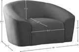 Riley Velvet Contemporary Chair - Elegant Design for Modern Living Spaces with Cloud-Like Comfort