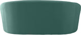 Riley Contemporary Loveseat in Soft Velvet - Modern Design for Stylish Living Rooms & Comfort