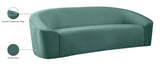 Riley Velvet Sofa - Modern Comfort with Sleek Design, Perfect for Living Rooms and Cozy Spaces