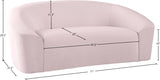 Riley Contemporary Loveseat in Soft Velvet - Modern Design for Stylish Living Rooms & Comfort