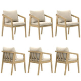 Acacia Wood Patio Dining Chairs