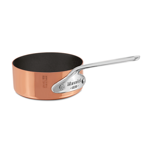 Mauviel M'MINIS Copper Saute Pan With Stainless Steel Handle, 0.11-Quart