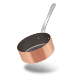Mauviel M'MINIS Copper Saute Pan With Stainless Steel Handle, 0.11-Quart