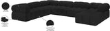 Ames Boucle Fabric Sectional Sofa - Modern Modular Design to Elevate Your Living Space Elegance