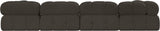 Ames Boucle Fabric Modular Sofa - Elevate Your Living Room with Modern Sophistication and Style