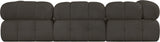 Ames Boucle Fabric Sectional Sofa - Modern Modular Design for Stylish Living Room Transformations