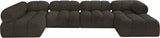 Ames Boucle Fabric Sectional - Modern Modular Elegance for Stylish Living Room Transformations