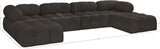 Ames Boucle Fabric Sectional - Modern Modular Design for Stylish Living Spaces and Endless Configurations
