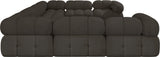 Ames Boucle Fabric Modular Sectional - Elevate Your Living Space with Stylish Modern Sophistication