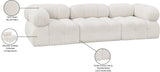 Ames Boucle Fabric Modular Sofa - Elevate Your Living Space with Modern Sophistication and Style