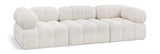 Ames Boucle Fabric Modular Sofa - Elevate Your Living Space with Modern Sophistication and Style