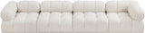 Ames Boucle Fabric Modular Sofa - Elevate Your Living Room with Modern Sophistication and Style