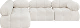 Ames Boucle Fabric Sectional Sofa - Modern Modular Design for Stylish Living Room Transformations