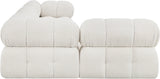 Ames Boucle Fabric Sectional Sofa - Modern Modular Design for Stylish Living Room Transformations