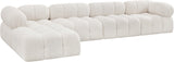 Ames Boucle Fabric Sectional - Modern Modular Design for Stylish Living Spaces and Endless Configurations