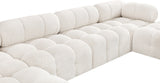 Ames Boucle Fabric Sectional - Modern Modular Elegance for Stylish Living Room Transformations