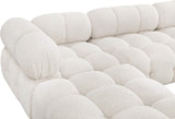 Ames Boucle Fabric Sectional - Modern Modular Elegance for Stylish Living Room Transformations