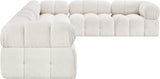 Ames Modular Sectional Sofa - Elevate Your Living Space with Elegant Boucle Fabric Design and Style