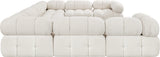 Ames Boucle Fabric Modular Sectional - Elevate Your Living Space with Stylish Modern Sophistication