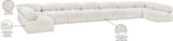 Ames Boucle Fabric Sectional - Modern Modular Design for Stylish Living Spaces and Endless Configurations