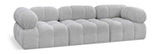 Ames Boucle Fabric Modular Sofa - Elevate Your Living Space with Modern Sophistication and Style