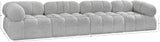 Ames Boucle Fabric Modular Sofa - Elevate Your Living Room with Modern Sophistication and Style
