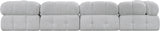 Ames Boucle Fabric Modular Sofa - Elevate Your Living Room with Modern Sophistication and Style