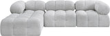Ames Boucle Fabric Modular Sectional - Elevate Your Living Space with Modern Elegance & Versatility