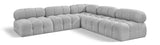 Ames Boucle Fabric Modular Sectional - Modern Elegance for Stylish Living Spaces and Endless Designs