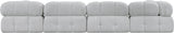 Ames Boucle Fabric Sectional - Modern Modular Elegance for Stylish Living Room Transformations