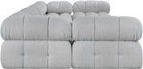 Ames Modern Boucle Fabric Sectional - Elevate Your Living Space with Stylish Modular Design Options