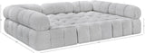 Ames Boucle Sectional Sofa - Modern Modular Design for Chic Living Spaces, Endless Configurations Available