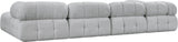 Ames Boucle Fabric Sectional - Modern Modular Design for Stylish Living Spaces and Endless Configurations