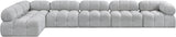 Ames Boucle Fabric Modular Sectional - Modern Sophistication for Your Stylish Living Space