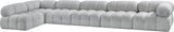 Ames Boucle Fabric Modular Sectional - Modern Sophistication for Your Stylish Living Space