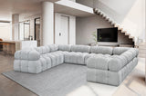 Ames Boucle Fabric Modular Sectional - Elevate Your Living Space with Stylish Modern Sophistication