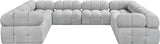 Ames Boucle Fabric Modular Sectional - Elevate Your Living Space with Stylish Modern Sophistication