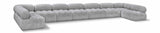Ames Boucle Fabric Sectional - Modern Modular Design for Stylish Living Spaces and Endless Configurations