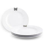 Butterfly Melamine Lunch Plates - Set of 4